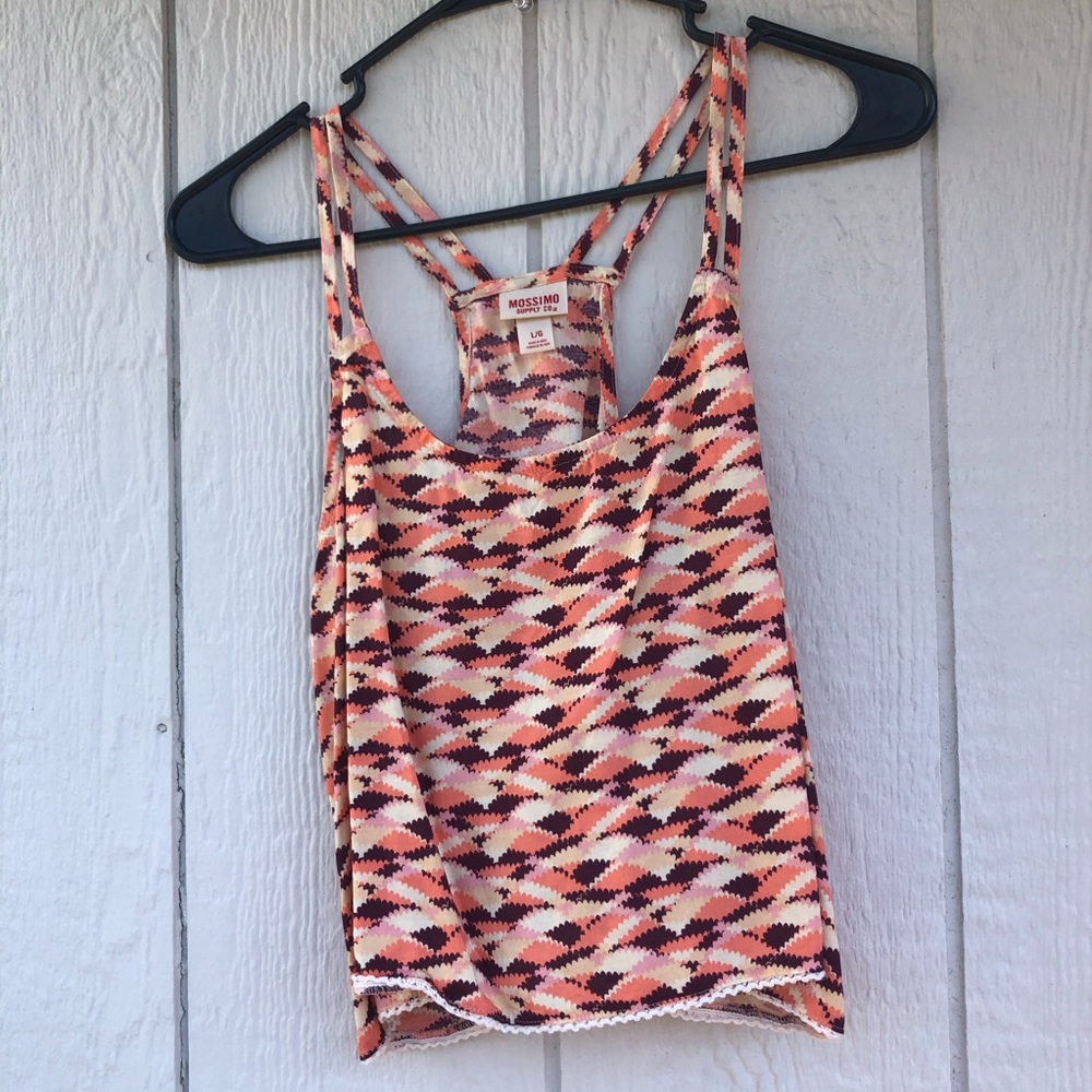 Multicolored, Flowy double strap tank | mossimo